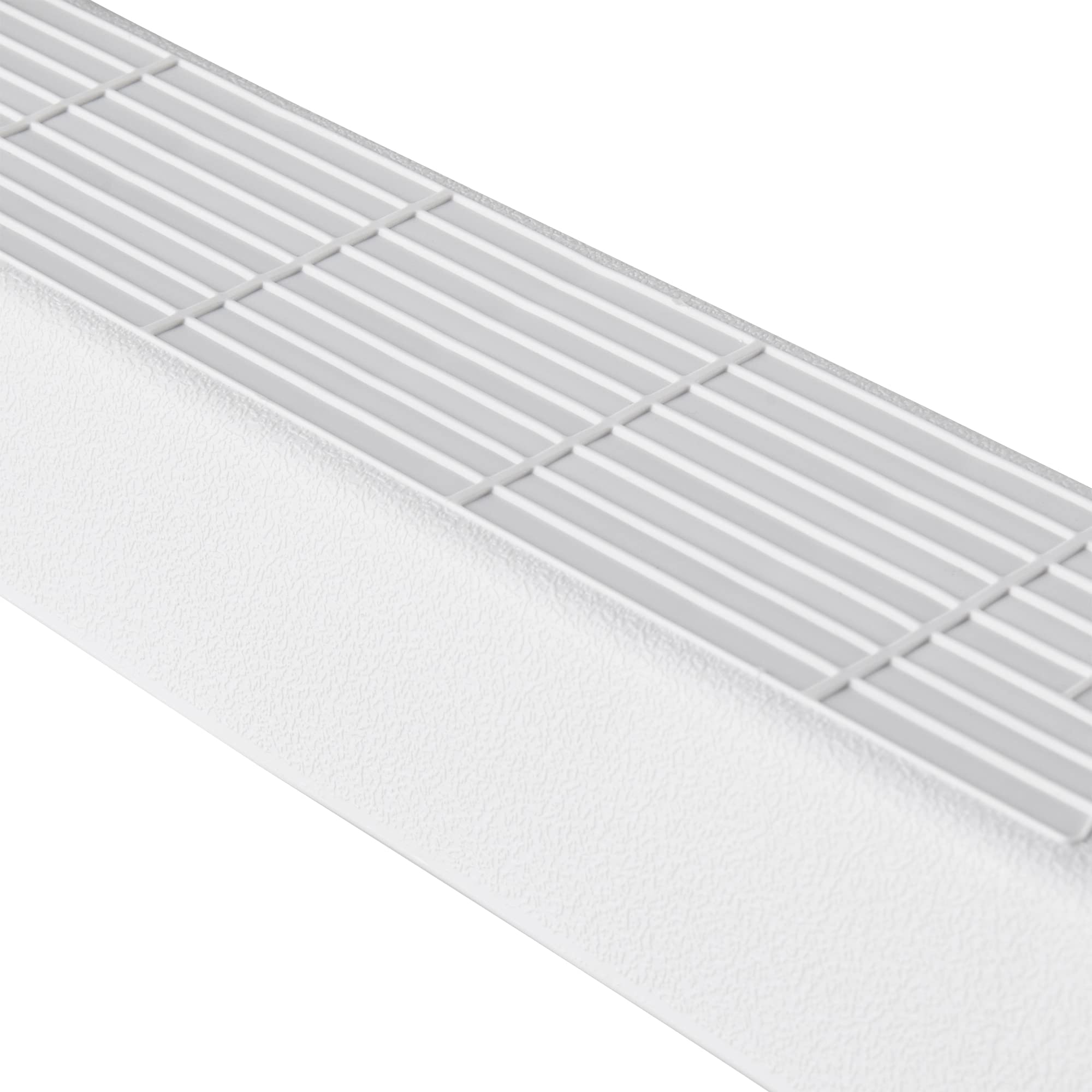 Extreme close-up of the textured, slip-resistant surface of an Intex ladder step
